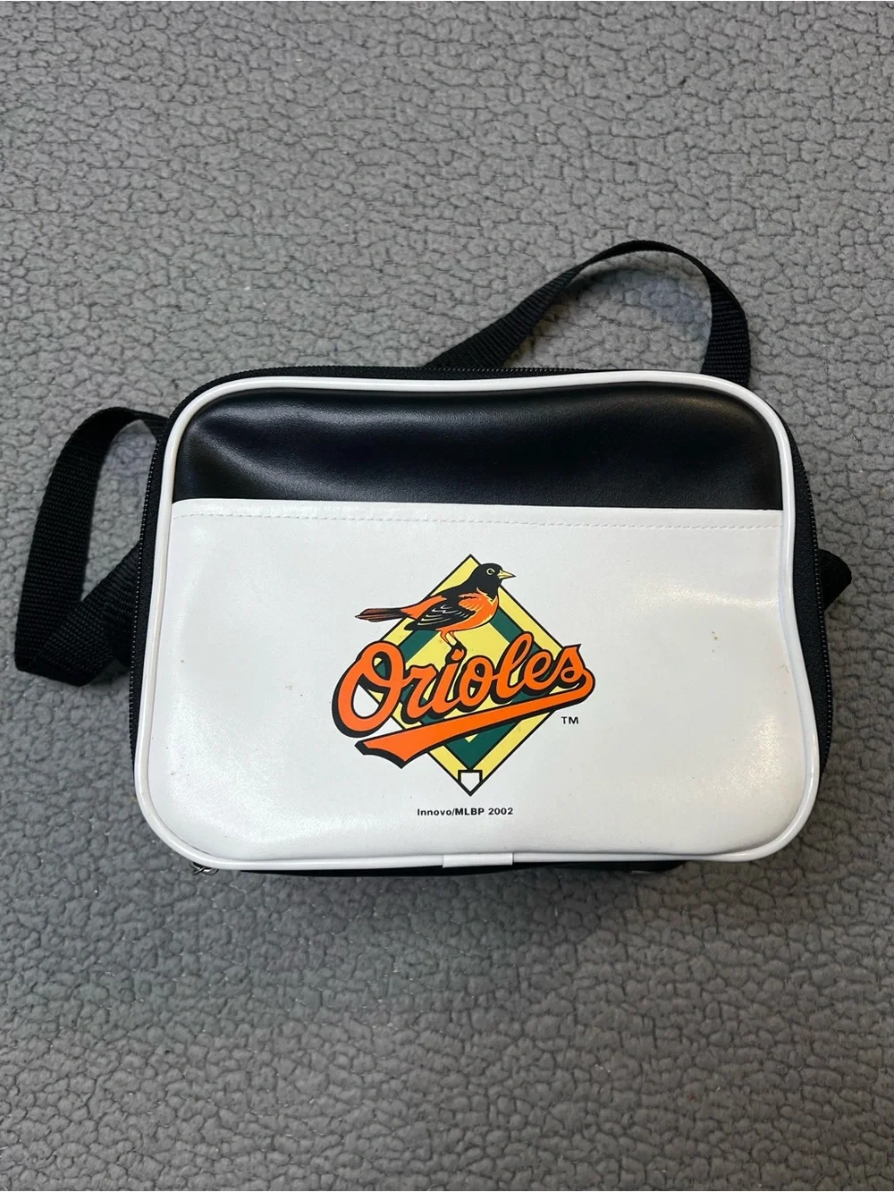 Y2K Vintage Baltimore Orioles Lunch Bag Collector Edition Black And White